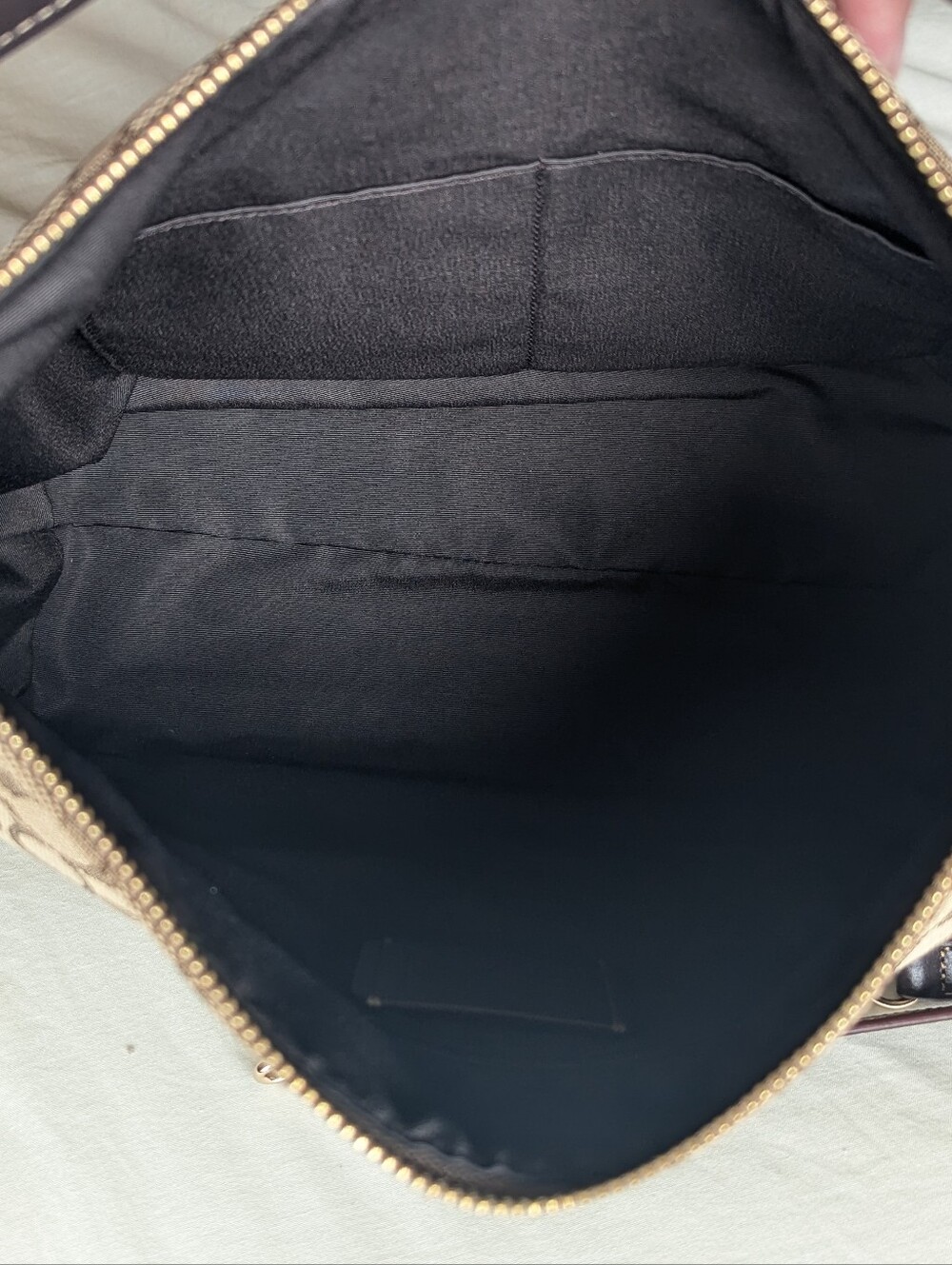 Coach Signature Celeste Hobo Shoulder Bag - Classic Khaki Brown NWT - Picture 8 of 10